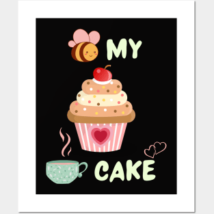 Cupcake lovers Valentine Unisex T shirt Posters and Art